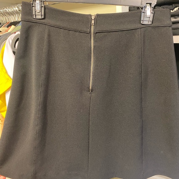 Halogen knit skirt with zipper accents - Picture 2 of 3